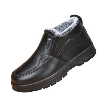 Imagem de Botas De Inverno Masculinas Impermeáveis Antiderrapantes Para Neve, Qu
