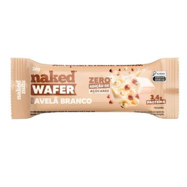 Imagem de Naked Wafer - 1 Unidade 26g Avelã Branco - Naked Nuts-Masculino