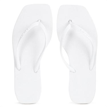 Imagem de Chinelo Brizza Arezzo Bico Quadrado Branco - Feminino-Feminino