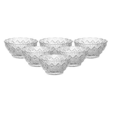 Imagem de Jogo de 6 bowls em vidro 160ml 9,5x4,5cm -Dynasty, 3 meses por defeito