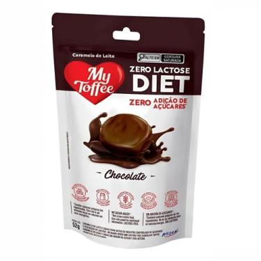 Imagem de Kit 2pcts Balas My Toffe chocolate Diet Zero Lactose 52g, 2 unidades
