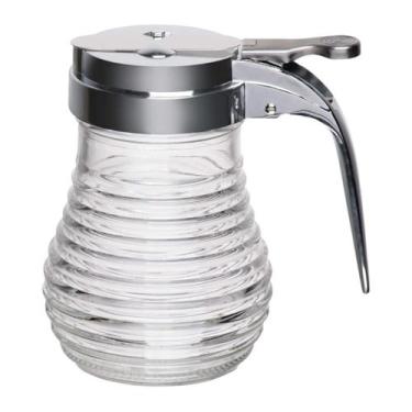 Imagem de Meleira de Vidro 270ml com Dosador Pote para Mel 12cm - Supertem
