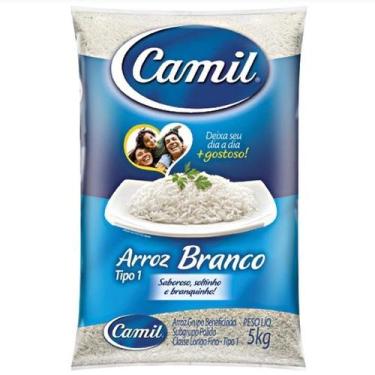 Imagem de Kit 04 Arroz Branco Camil Tp1 5kg