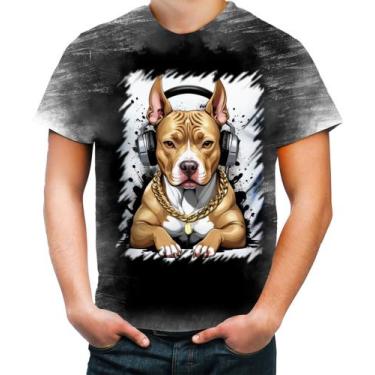 Imagem de Camiseta Desgaste Pitbull com Headphones 9 - Kasubeck Store®, XG