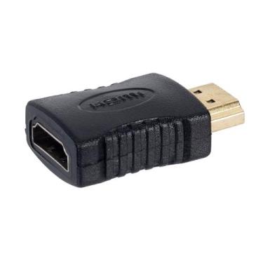 Imagem de Adaptador Emenda HDMI Macho para HDMI Fêmea - CIRILO CABOS