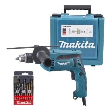Imagem de Furadeira De Impacto Pro 760w 220v Maleta - Makita Amarelo