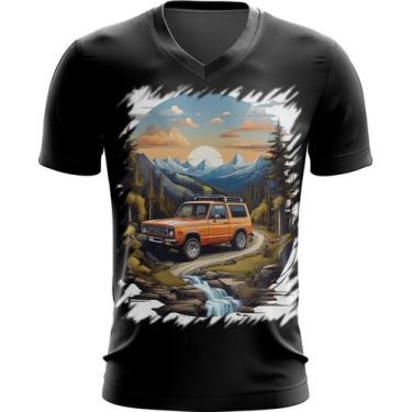 Imagem de Camiseta Gola V Viagem na Floresta Retrô 5 - Kasubeck Store®, INF 00
