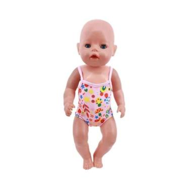 Imagem de Roupa De Ginástica Justa Ao Corpo Estilo Maiô Kawaii Para Bonecas Amer
