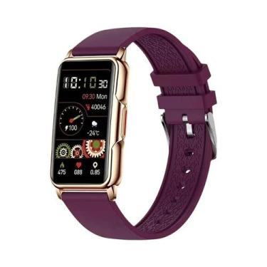Imagem de Relógio Inteligente Feminino Com Bluetooth, Rastreador De Fitness, Mon