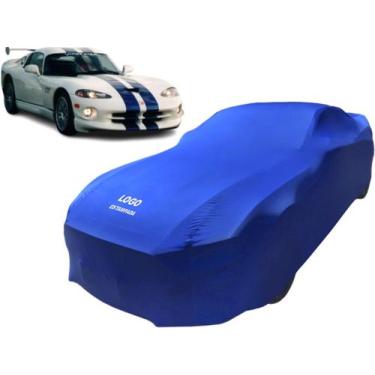 Imagem de Capa Tecido Helanca Para Cobrir Carro Dodge Viper Antigo - Mz, Azul