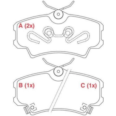 Imagem de Pastilha de Freio Honda Civic 1997 a 2012 WILLTEC FP71