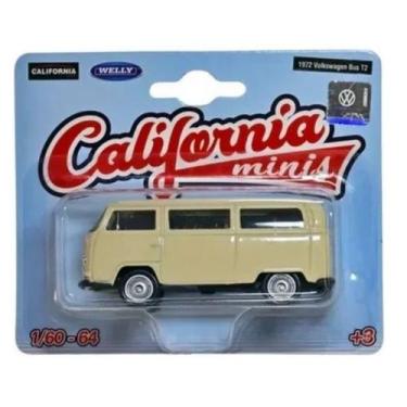 Imagem de Carrinho Miniatura Volkswagen Kombi Bege 1:64 California - California 