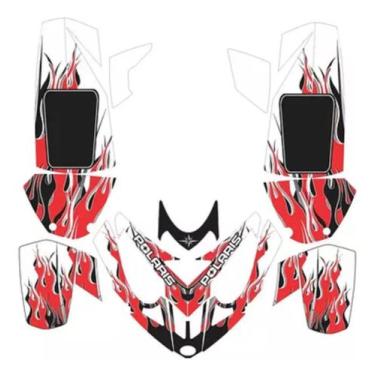 Imagem de Kit Adesivos Polaris Predator 500 0,60mm Compatível - SPTS