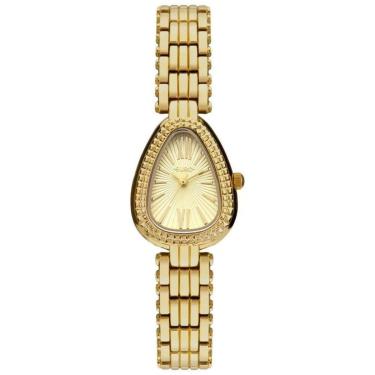 Imagem de Relógio Euro Feminino Serpentes Dourado Cobra Eu2035zcn/5d Dourado-Feminino
