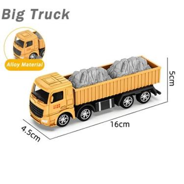 Imagem de Caminhão de Construção Miniatura 1:50(16cm) Realista - Betoneira, Caça