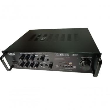 Imagem de Amplificador Som 60w Mp3 Rádio Fm Mic - Ac/dc - 35x29x10cm