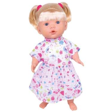 Imagem de Boneca Reborn Marcelle Loira 60 Frases Milk Brinquedos 675