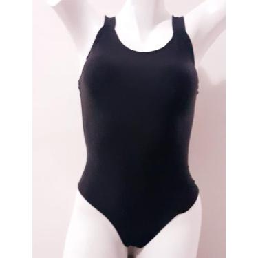 Imagem de Maiô Com Bojo Regata Floral Feminino Poliamida Forrado G - Bela Brasil