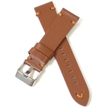 Imagem de Pulseira Relógio couro, Vintage, Pesponto Grosso.LC125 - Marcofox, Mar