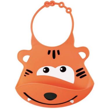 Imagem de Babador Silicone Avental Cata Migalhas Bebê Impermeável - Multikids, L