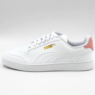Imagem de Tênis Puma Casual Shuffle Feminino - Adidas, 39, Branco, Pêssego