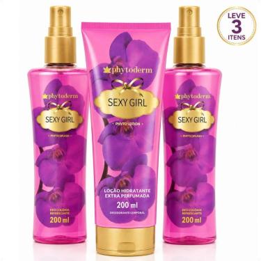 Imagem de Kit Phytoderm Sexy Girl: 2 Body Splah Leve 1 Hidratante