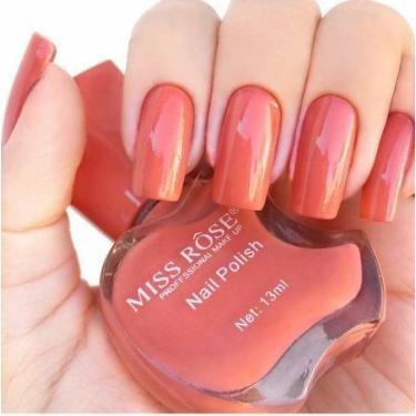 Imagem de Esmalte Miss Rose Cremosos 12ml  Cores Vibrantes e Alta Duração, 077