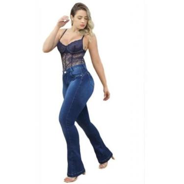 Imagem de Calça Jeans Feminina Flare Levanta e Empina Bumbum - yets jeans, Jeans