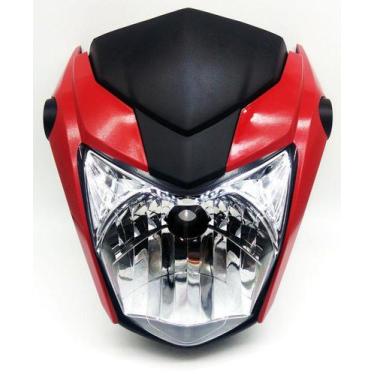 Imagem de Farol Completo Com Carenagem Titan 160 2016 Vermelho - Plasmoto