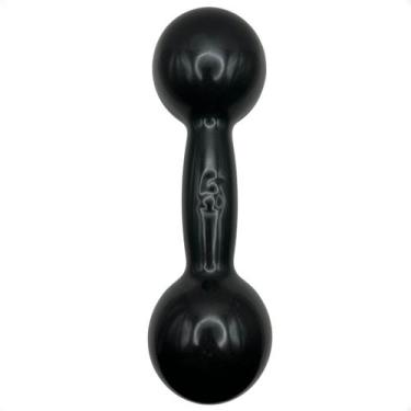 Imagem de Halter Emborrachado 5 Kg - Preto - 2M FITNESS