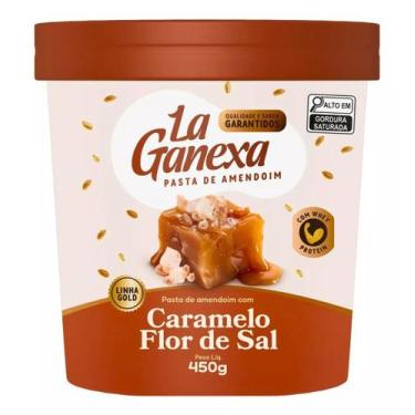 Imagem de Pasta De Amendoim La Ganexa Caramelo e Flor De Sal 450g