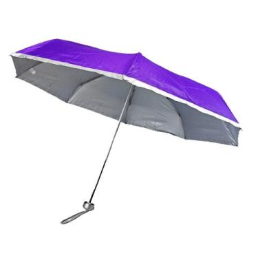 Imagem de Guarda Chuva Armação De Alumínio Cabe Na Bolsa Mini Portátil Dobrável 