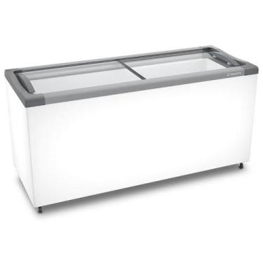 Imagem de Freezer Horizontal Metalfrio 505 Litros Tampa de Vidro Supra Branco Nf