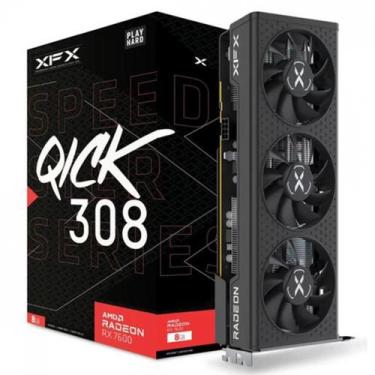 Imagem de Placa de Vídeo XFX AMD Radeon RX 7600 Speedster QICK 308, 8GB