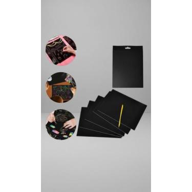 Imagem de Papel Mágico A4 para Desenho com Bastão - 5 Folhas - Congratulations S