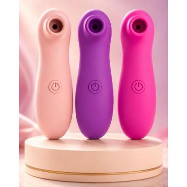 Imagem de Sugador de Clitóris 10 Velocidades Toque aveludado Ponto G Vibrador Fe
