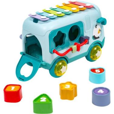 Imagem de Brinquedo ônibus buba de atividades para criança lúdico desenvolviment