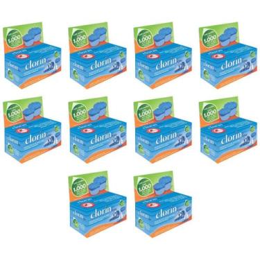 Imagem de Pastilhas Desinfetantes Tratamento De Água Kit 250 Pastilhas
