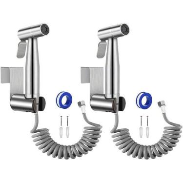 Imagem de kit 2 Super Duchas Higiênica Saídas De 1/2 Mm aço inox 304 - SWEET HOM