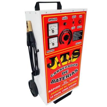 Imagem de Carregador de Baterias 50A 12V Bivolt com Auxiliar de Partid - JTS
