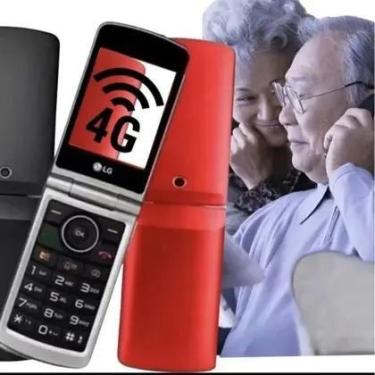 Imagem de Celular LG G360 Rede 4G Flip Teclas Grandes Ideal Para Idosos