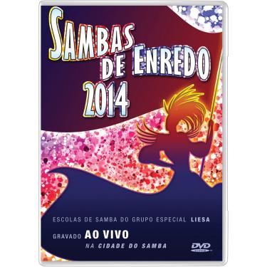 Imagem de Dvd - Sambas de Enredo 2014 - Escolas de Samba do Grupo Especial do Rio de Janeiro