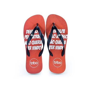 Imagem de Chinelo Borracha Masculino Frase Conforto Dia a Dia