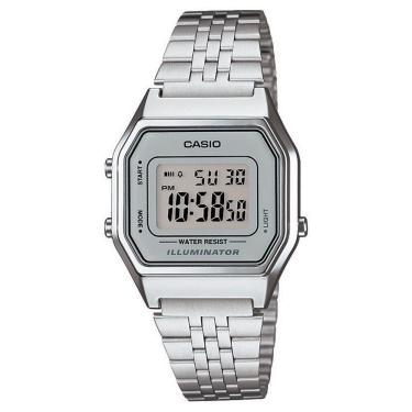 Imagem de Relógio Casio Unissex Vintage La680wa-7df Prata Digital