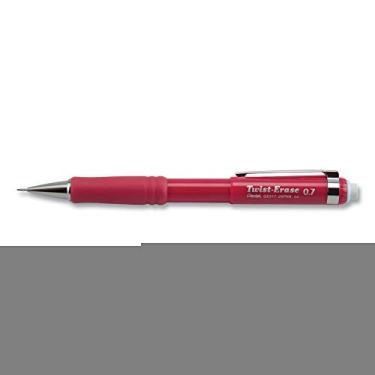 Imagem de Pentel Lapiseira Twist-Erase Iii, 0,7 Mm, Corpo Cor De Vinho Borgonha