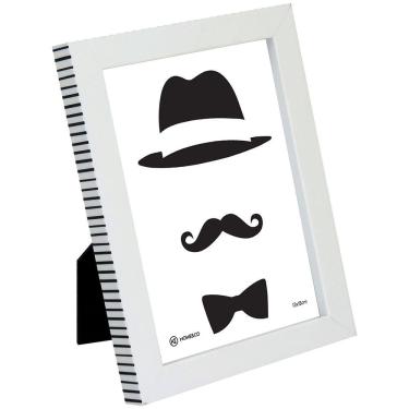 Imagem de HOME&CO MADDIE PORTA-RETRATOS 13X18 20x16x2cm PLÁSTICO BRANCO