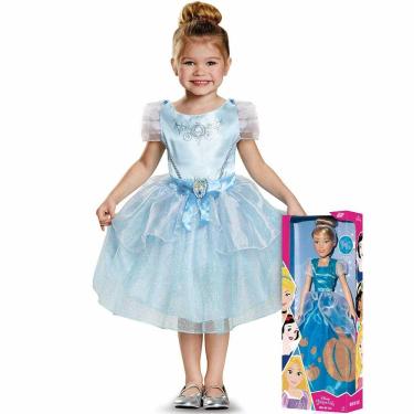 Imagem de Boneca Cinderela - Mini My Size - Princesas Disney - 55 cm - BabyBrink