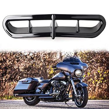 Imagem de FINMOKAL Malha De Duto De Ventilação De Carenagem Preta Para Harley Electra Street Tri Glide 14-20