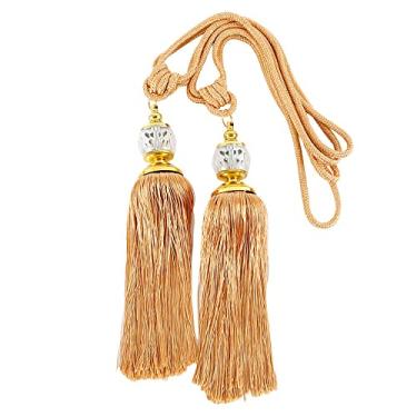 Imagem de peças para decoração de casa borla cortina de amarração tiras de bola de plástico suporte de acessórios acessórios de cortina fivela corda suportes de cortina ganchos de amarração de cortina, 02