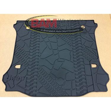 Imagem de 2016-2017 Jeep Wrangler Tapete de carga de 4 portas ilimitado OEM Forro de carga Mopar